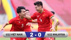 Kết quả U22 Việt Nam 2-0 U22 Malaysia: Vé bán kết thuyết phục
